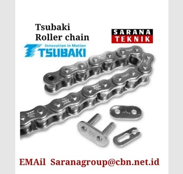 Jual Tsubaki Conveyor Chain, jual Renold Roller Chain, jual Hitachi Roller Chain.