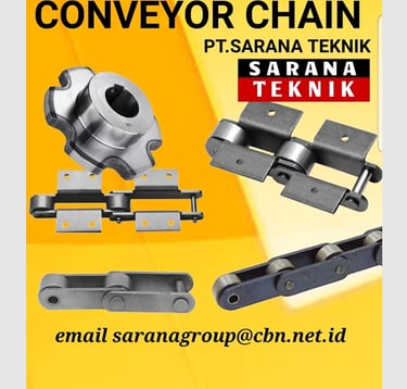 Jual Tsubaki Conveyor Chain, jual Renold Roller Chain, jual Hitachi Roller Chain.