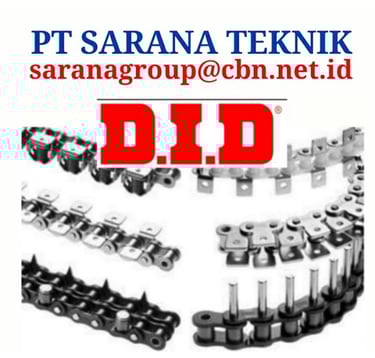 Jual Rantai D.I.D chain, Tsubaki chain, Link Belt chain, Nikken Chain, Hitachi chain Terpercaya