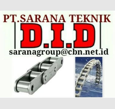 Jual Rantai D.I.D chain, Tsubaki chain, Link Belt chain, Nikken Chain, Hitachi chain Terpercaya