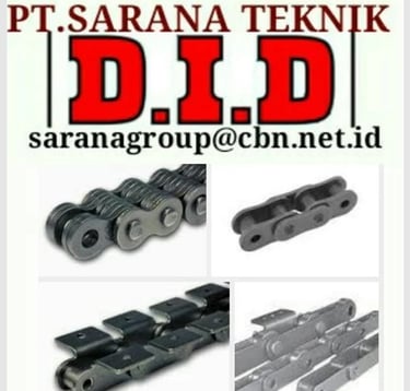 Jual Rantai D.I.D chain, Tsubaki chain, Link Belt chain, Nikken Chain, Hitachi chain Terpercaya