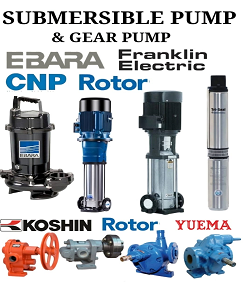 Jual KSB Centrifugal Pump, jual Sigma Gear Pump, jual Grundfos Submersible Pump.