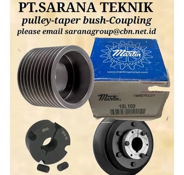 Jual Martin Pulley, jual NBK Pulley, jual Fenner Taperlock