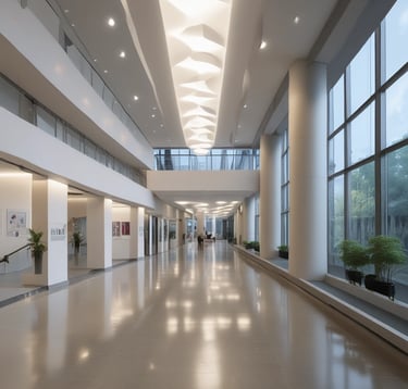 gray concrete wall inside building