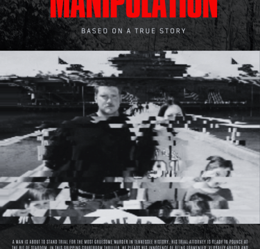 Movie poster for “Manipulation” — a courtroom thriller about truth, power, and unraveling narratives