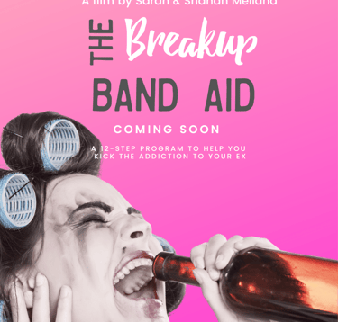 Movie poster for “The Breakup Band-Aid” — breakup comedy