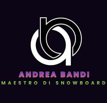 Logo della pagina per prenotare lezioni di snowboard con Andrea Bandi, maestro di snowboard a Sestriere