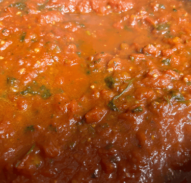 Marinara sauce.
