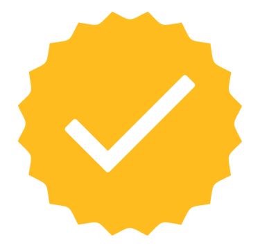 yellow checkmark icon
