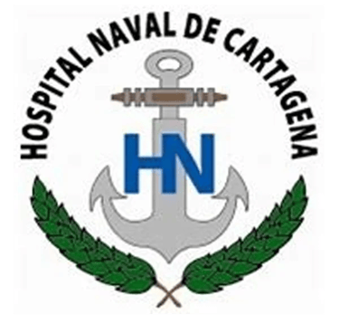 a hospital logo with the words hospital and an anchor