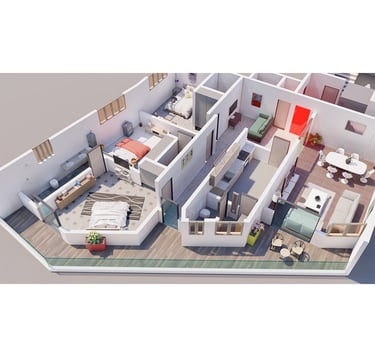 appartements F4 en vente au point E