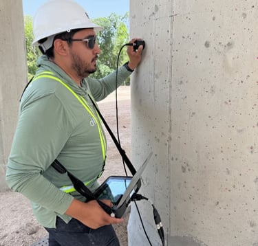Evaluación del concreto con la pruebas ultrasonido Crosshole