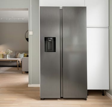 A refrigerator 