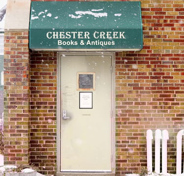 Door entrance to Chester Creek Books