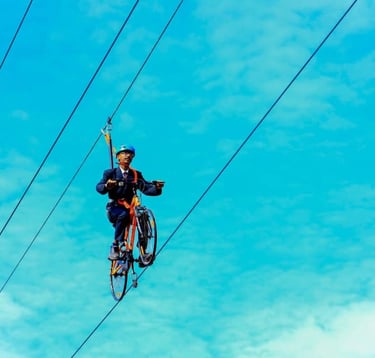 Sky Cycling Zipline SAM Zip Line