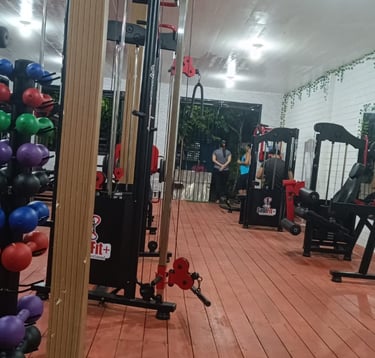 a gym room with a gym equipment and a gym equipment