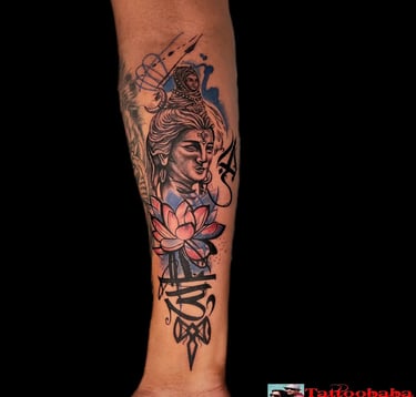 Lord Shiva tattoo-tattoo baba-Best Tattoo Studio In Jaipur