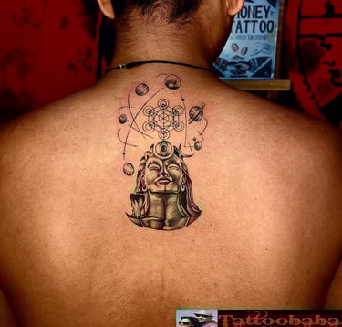 Lord Shiva tattoo-tattoo baba-Best Tattoo Studio In Jaipur