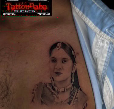 Portrait tattoo-tattoo baba-Best Tattoo Studio In Jaipur