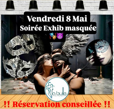 La Bulle Sauna soirée exhib masquée