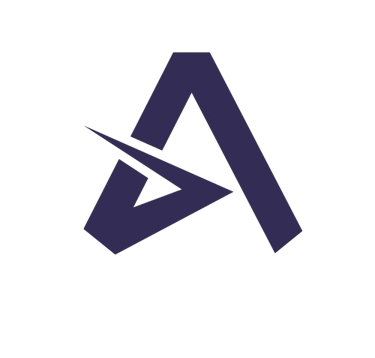 a logo for a company that is looking like a letter a