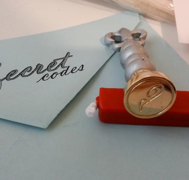 Mystery code message Art