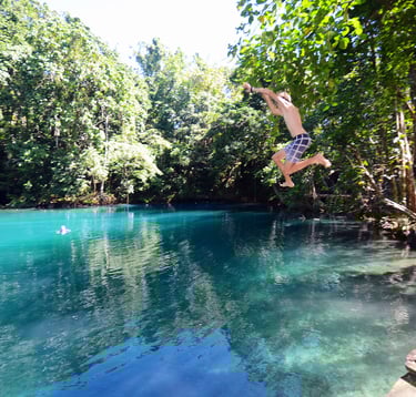 blue hole tour santo vanuatu