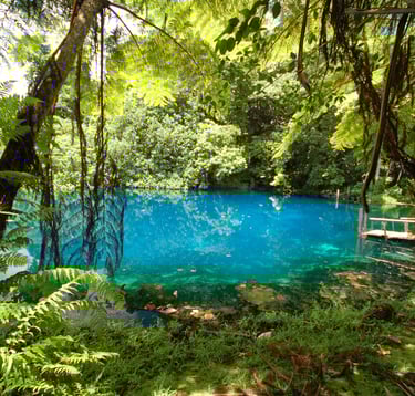 blue hole tour santo vanuatu