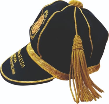 Scottish Sepak Honours Cap Side elevation