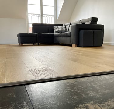 Travaux salon parquet, travaux peinture, Montévrain