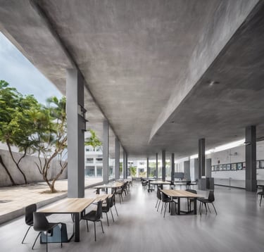 gray concrete wall inside building