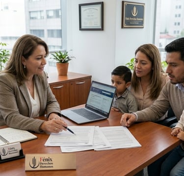 explaining legal documents to a concerned clients