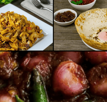 Sri Lankan Kottu roti, hoppers and pickle
