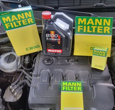 motul 5w30 ulje mann filtri premium mal servis skoda 1.6tdi 2.0tdi tuning garage up mk skopje 