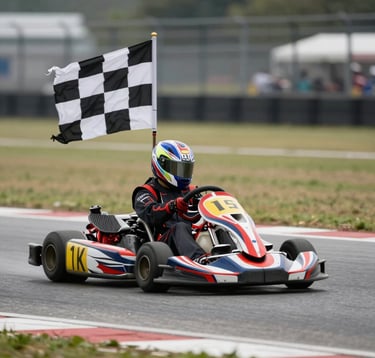 gokart with call icon