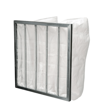 Multi-pocket bag air filters for large-scale industrial dust collection