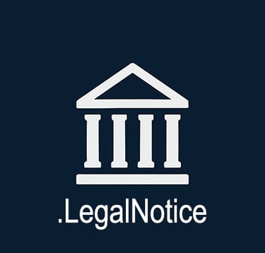 legal notice domains logo