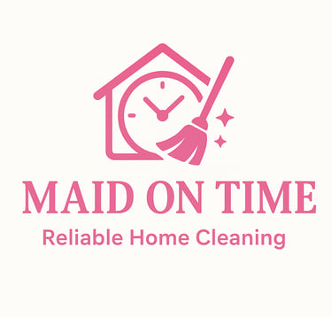 Maid on time logo