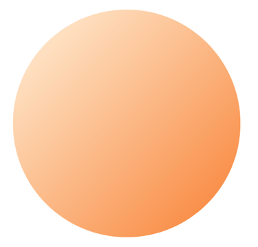 ein orangener Kreis