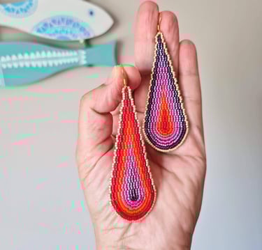 beaded earrings video tutorial