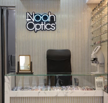 Counter table of noah optics