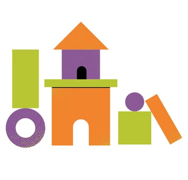 play-based learning blocks