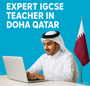 an international student from qatar is learning online by an Expert Online Tutor At Affordable Cost