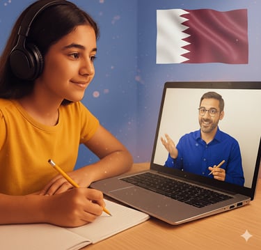 best tutor offering online tuition to a student fron Qatar
