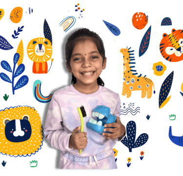 child dentist treating patient at Smile Safari Dental Clinic Mumbai