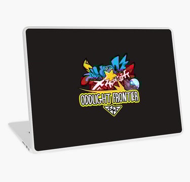 OddLight Frontier Game Gear Laptop Skin - Shengekka