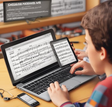 woman playing ukulele at daytime