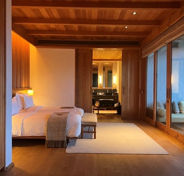 Six Senses-Thimphu-Bhutan-lodge-One-Bedroom-Villa-Interior-View