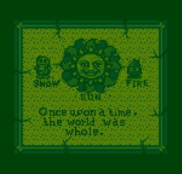 Snow Bros. Game Boy Ancient Tablet