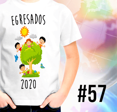 Remera para egresaditos de Jardin de Infantes